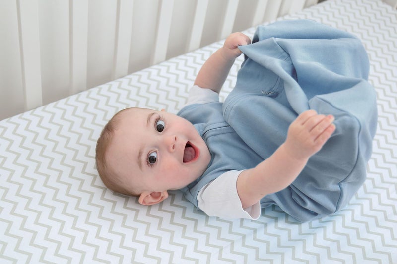 Ely's & Co Baby Wearable Blanket - Baby Sleep Sack 100% Interlock Knit Cotton - Sleep Sack 6-12 Months - Comfy Soft Lightweight, 2-Pack Set - Image 2