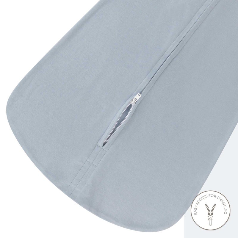 Ely's & Co Baby Wearable Blanket - Baby Sleep Sack 100% Interlock Knit Cotton - Sleep Sack 6-12 Months - Comfy Soft Lightweight, 2-Pack Set - Image 4