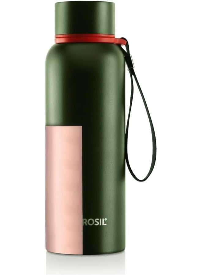بوروسيل زجاجة تريك مفرغة بالهواء من بوروسيل أخضر 500ملليلتر - Image 4