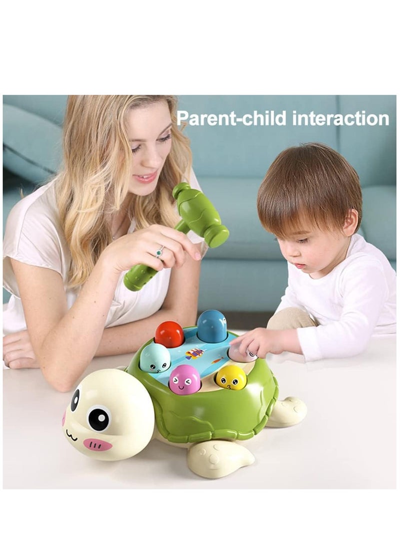 YelaJoy - Pounding Toy, Whack A Mole Game Baby Interactive Hammer Toys, Hand-eye Coordination Cultivation Concentration Toddler Sensory Toys for Age 1 to 3 Years Old Boy and Girl Toddler Toys Gift - Image 1