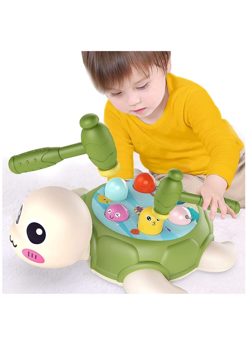 YelaJoy - Pounding Toy, Whack A Mole Game Baby Interactive Hammer Toys, Hand-eye Coordination Cultivation Concentration Toddler Sensory Toys for Age 1 to 3 Years Old Boy and Girl Toddler Toys Gift - Image 1