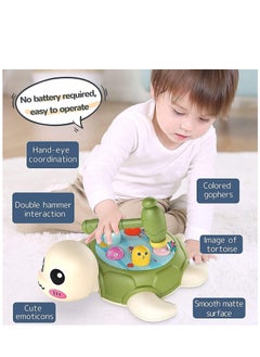 YelaJoy Pounding Toy, Whack A Mole Game Baby Interactive Hammer Toys, Hand-eye Coordination Cultivation Concentration Toddler Sensory Toys for Age 1 to 3 Years Old Boy and Girl Toddler Toys Gift  - Image 3