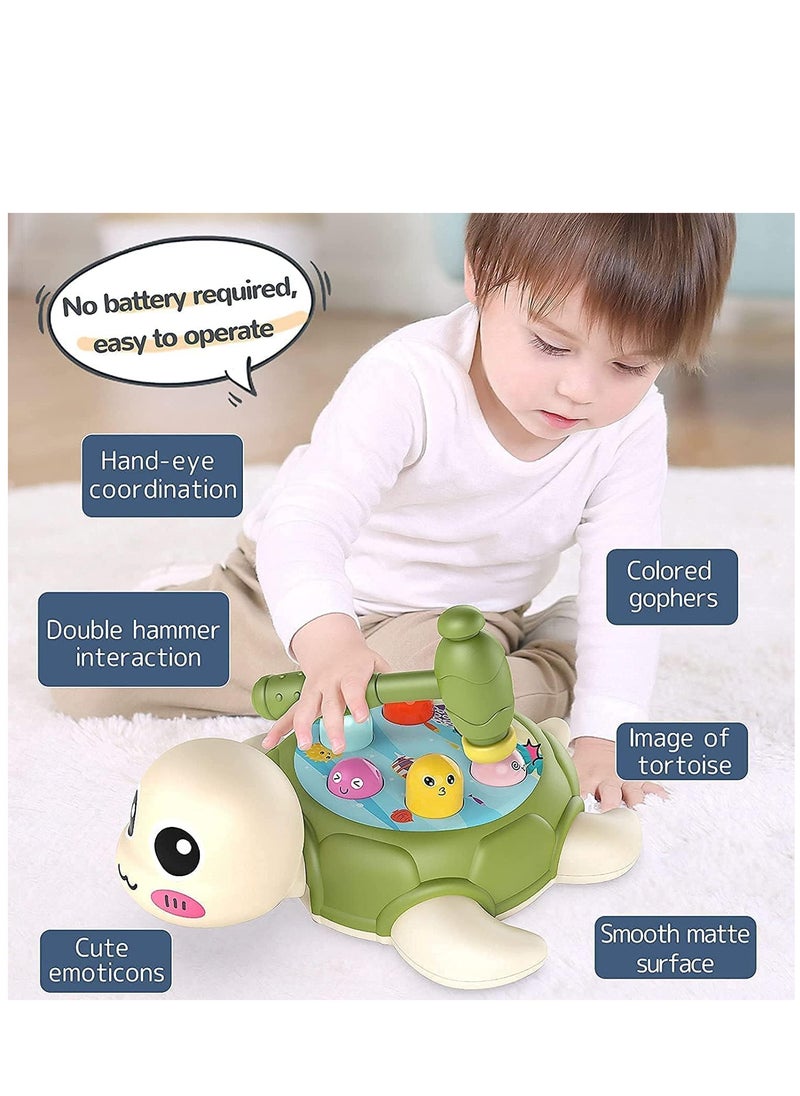YelaJoy - Pounding Toy, Whack A Mole Game Baby Interactive Hammer Toys, Hand-eye Coordination Cultivation Concentration Toddler Sensory Toys for Age 1 to 3 Years Old Boy and Girl Toddler Toys Gift - Image 1