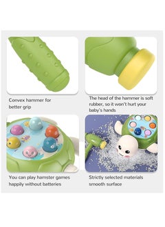 YelaJoy Pounding Toy, Whack A Mole Game Baby Interactive Hammer Toys, Hand-eye Coordination Cultivation Concentration Toddler Sensory Toys for Age 1 to 3 Years Old Boy and Girl Toddler Toys Gift  - Image 4