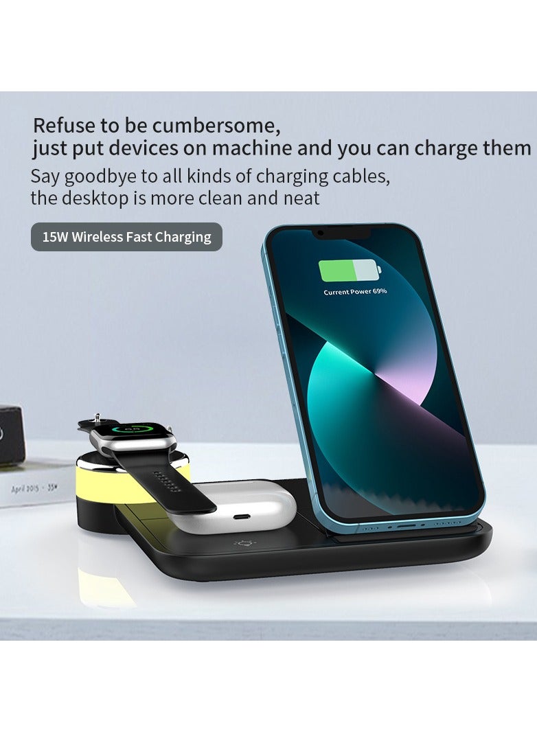 4 in 1 Fast Wireless Charging Stand - Image 3