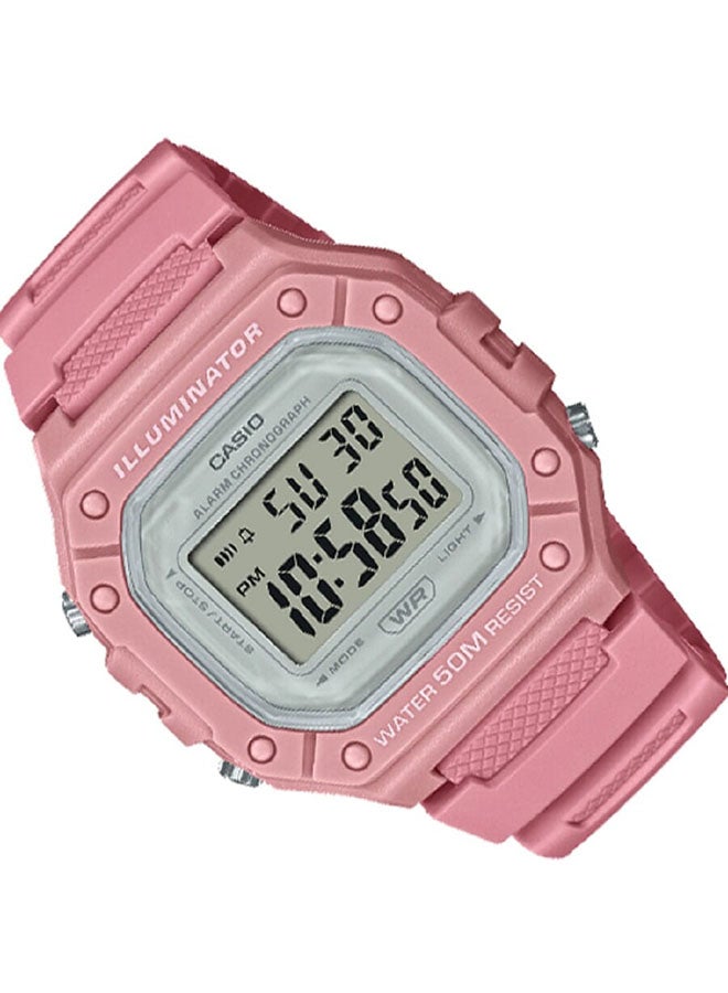 CASIO Resin Digital Wrist Watch W-218HC-4AVDF - Image 2