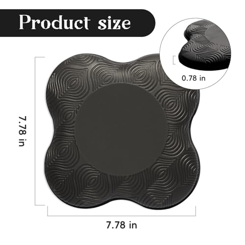 MBKHFLL 2 packs Yoga Knee Pad Cushion Extra Thick for Knees Elbows Wrist Hands Head Foam Pilates Kneeling pad Yoga Knee Cushion Thick Exercise Pads for Knees Elbows Wrist Hands Head Foam Pilates - Image 2