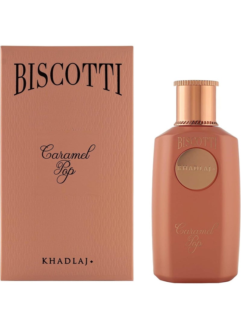 خدلج عطر بسكوتي كراميل بوب 100 مل بخاخ خلاصة العطر للرجال والنساء - Image 2