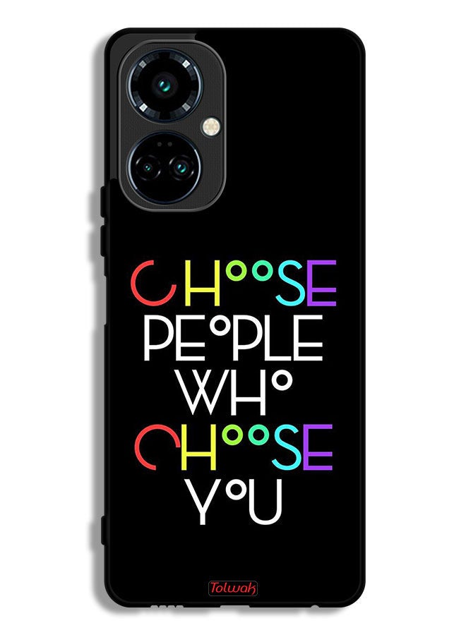Tolwak Tecno Camon 19 Protective Case Cover Choose People Who Choose You - Image 1