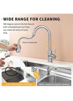 Kitchen Faucet Sprayer with Hot and Cold 2 Modes, Pull-out 360-degree Rotating Spout Cleaning Faucet - pzsku/Z05B572DB1FBBF889B649Z/45/1741254159/c5a994f4-fb90-444c-bc0b-feb9d17d1e7c