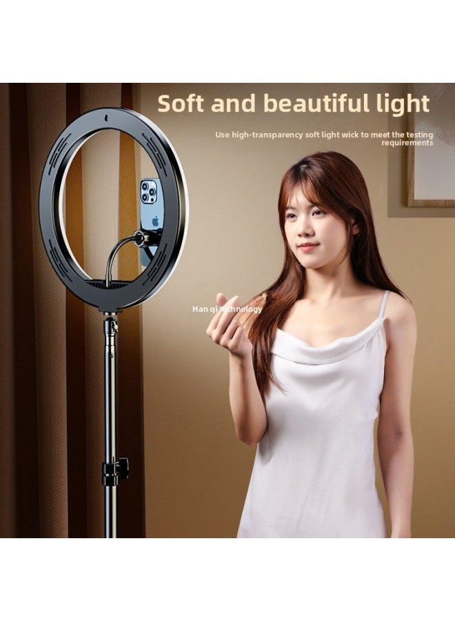 Shuotu Live Light Supplementing Light Anchor Special Small Desktop Live Bracket Lighting Photography Arrangement Soft Light Photography-Specification:Portable Chuck Type + 16cm Beauty Lamp  - Image 3