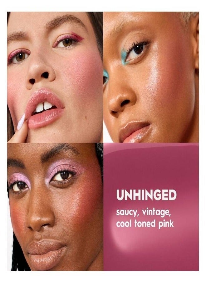 URBAN DECAY Hydromaniac Dewy Unhinged - Berry Mauve Liquid Blush - Cheek tint with 24HR hydration 0.5 oz /15 ml - Image 2