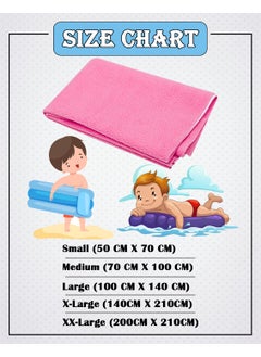 BTfash BTfash Baby Waterproof Reusable Super Soft Fast Drying Mattress Protector Medium Rose  - Image 3