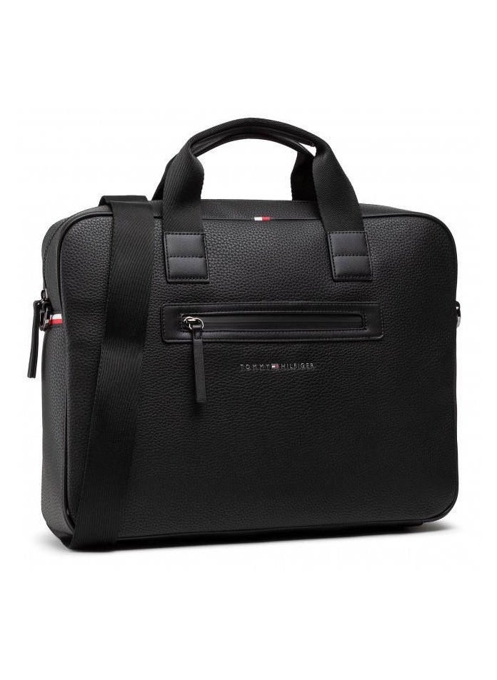 Tommy Hilfiger Plus - Tommy Hilfiger Bag - Black Leather - Image 1