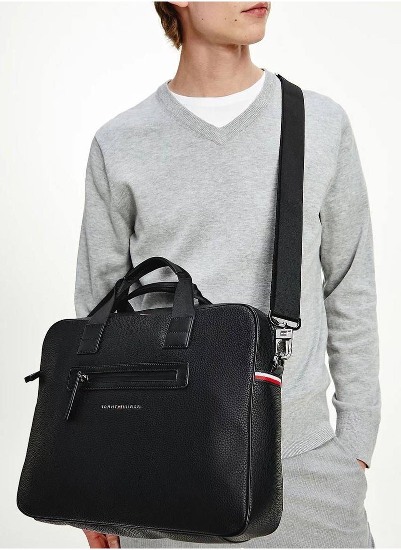 Tommy Hilfiger Plus - Tommy Hilfiger Bag - Black Leather - Image 1