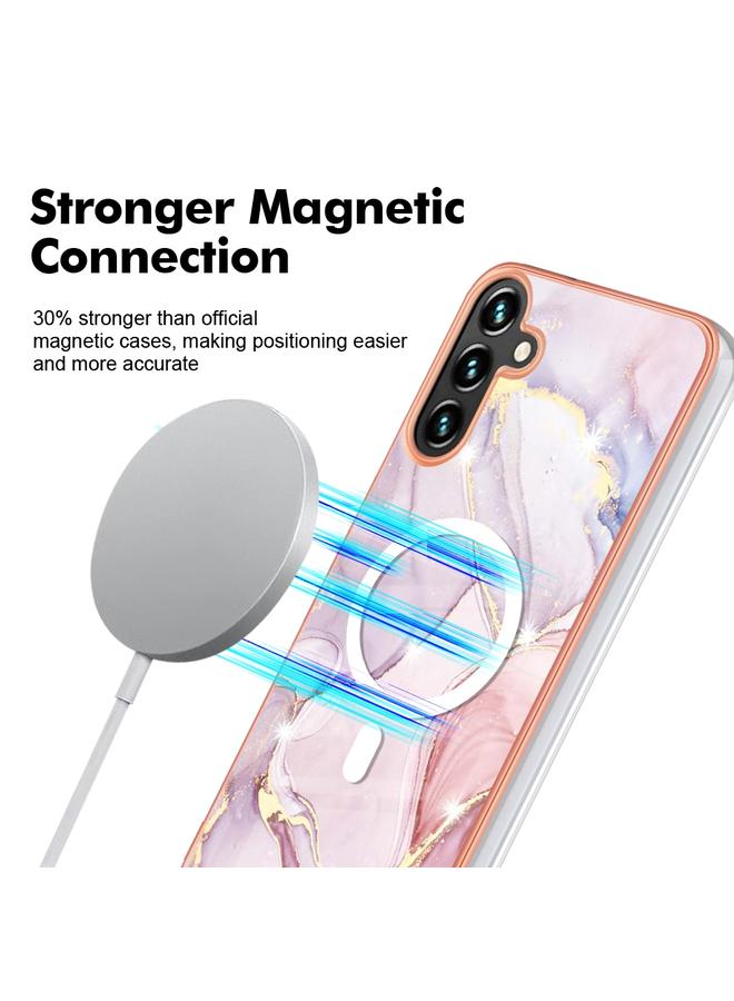 اس-توب جراب لهاتف Samsung Galaxy A54 5G بنمط رخامي مزدوج الجوانب IMD Magsafe TPU - Image 2