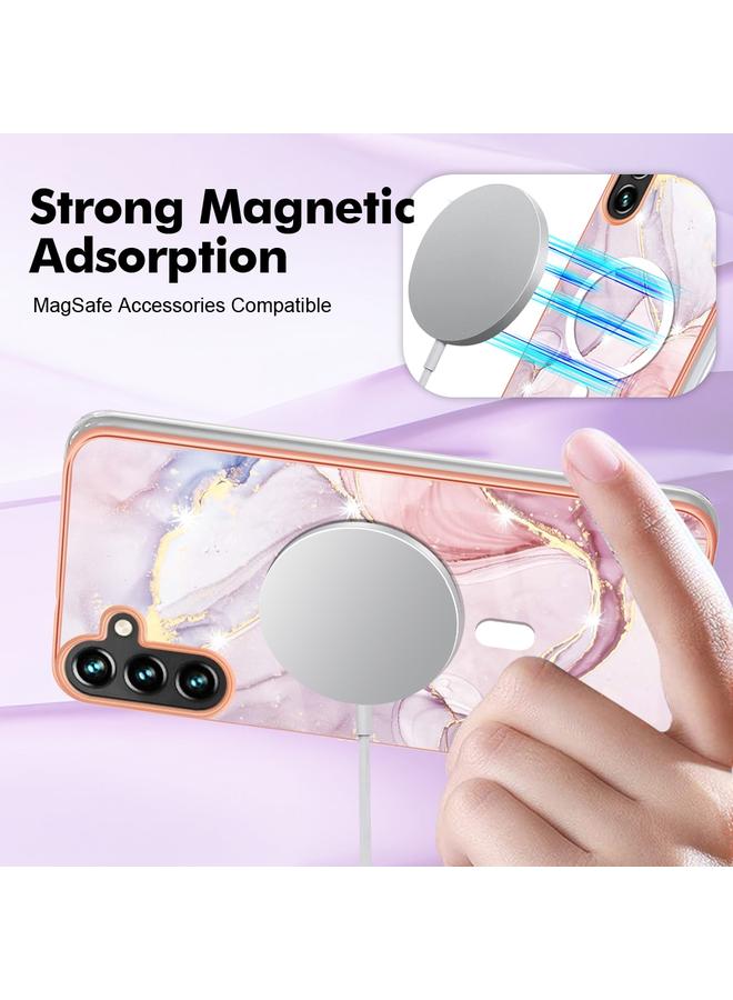 اس-توب جراب لهاتف Samsung Galaxy A54 5G بنمط رخامي مزدوج الجوانب IMD Magsafe TPU - Image 3