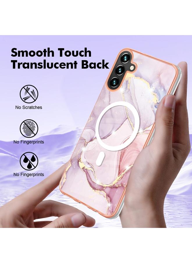 اس-توب جراب لهاتف Samsung Galaxy A54 5G بنمط رخامي مزدوج الجوانب IMD Magsafe TPU - Image 5