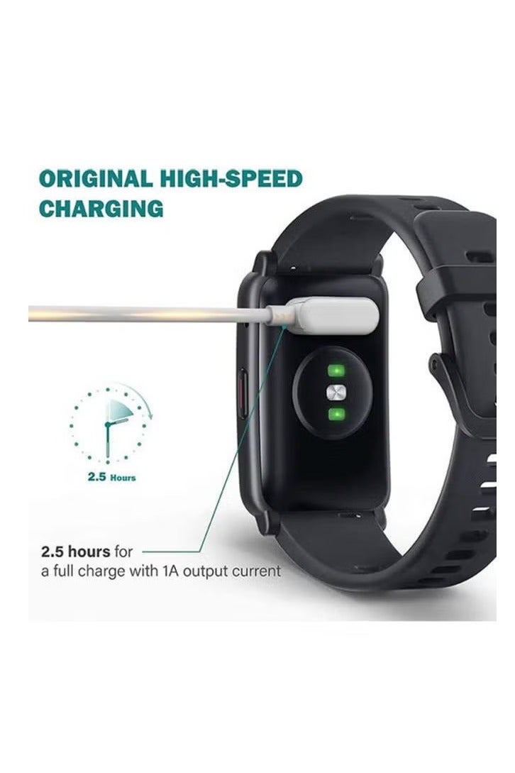S-Color 1M USB Charging Cable for Huawei Watch Fit 3/Huawei Watch Fit 2/Huawei Band 9/Huawei Band 8/Huawei Band 7/Huawei Band 6/Huawei Band 6 Pro/Honor Band 9/Honor Band 8/Honor Band 7/Honor Band 6/Honor Band 6 pro,Smart Watch Accessories Dock Charger Adapter Cable White - Image 5