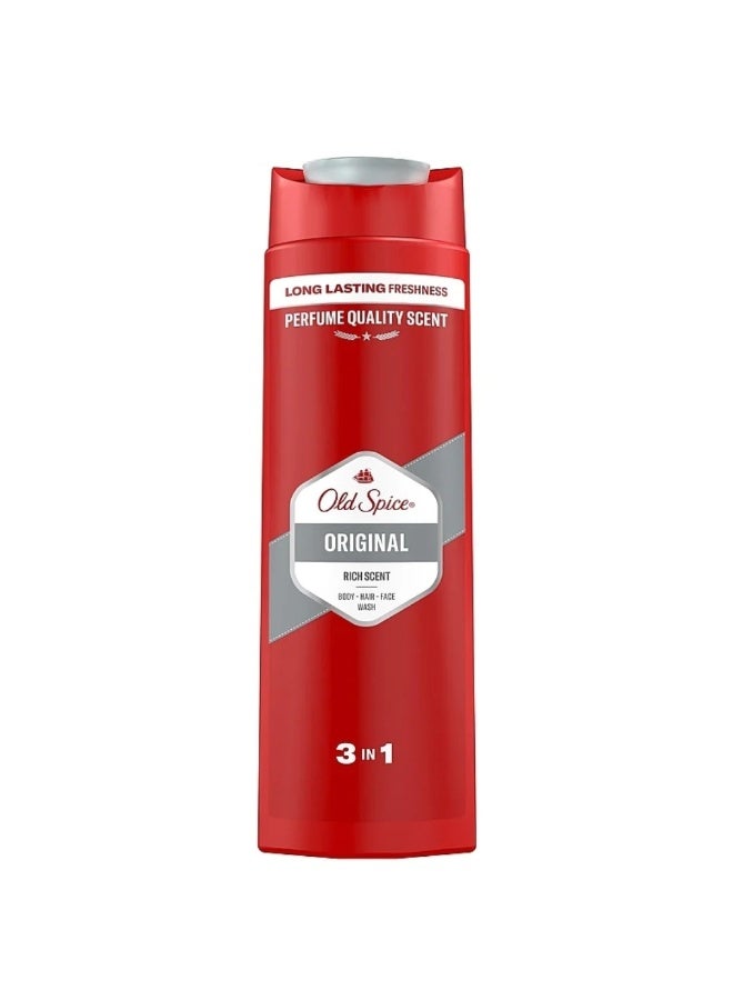 Original 3in1 Rich Scent Body Hair Face Wash 400 ML