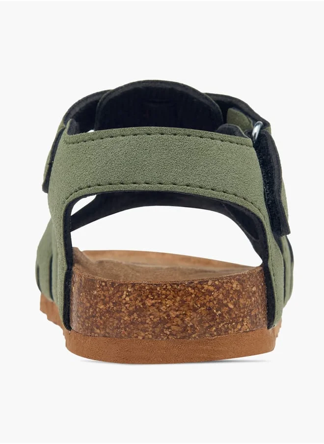 ال بي ال من شو اكسبرس Boys Strappy Sandals With Hook And Loop Closure