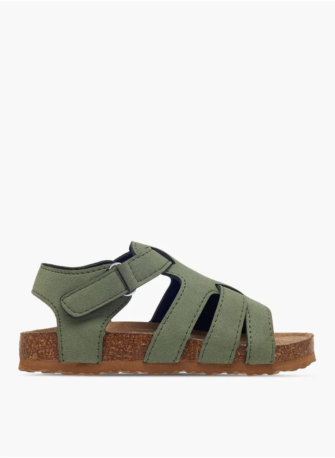 LBL by Shoexpress Boys Strappy Sandals With Hook And Loop Closure