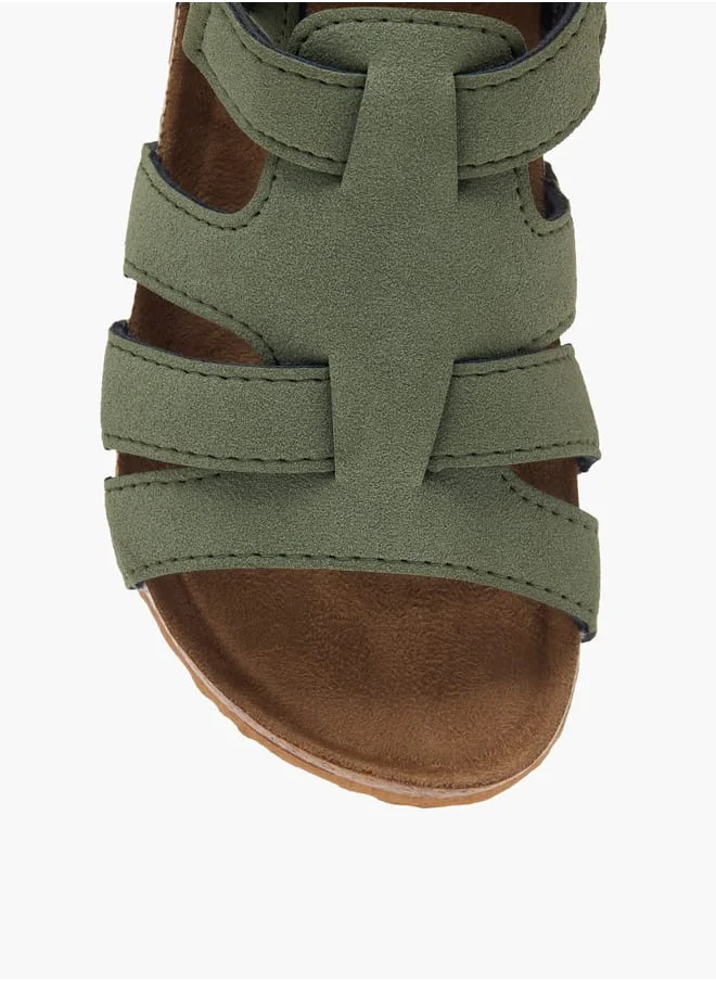 ال بي ال من شو اكسبرس Boys Strappy Sandals With Hook And Loop Closure