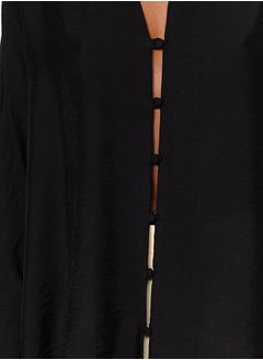 trendyol Black Oversize/Creature Woven Shirt TWOAW24GO00017  - Image 4