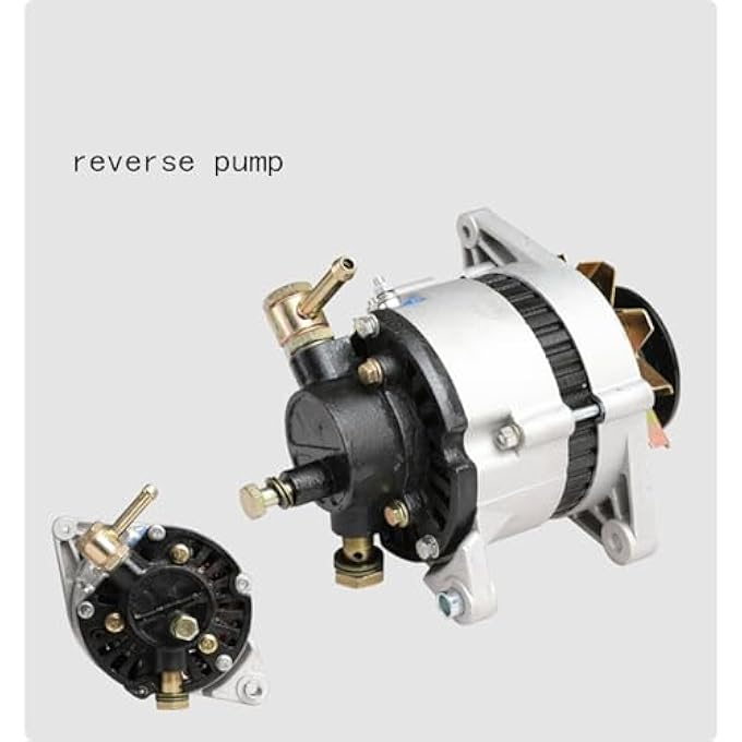 OLONETO 1500W Brushless Alternator High Power 14V/28V Vacuum Booster Pump Alternator Agricultural Tricycle Forward Pump Reverse Pump (Color : Reverse pump, Size : 14V1500W) - Image 2