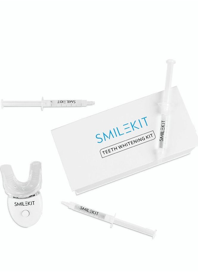 SMILEKIT Home Use Teeth Whitening Kit Natural Whitening Effective Stain Removal Include 3 Teeth Whitening Gel Pens Complimentary Color Card  - Image 2
