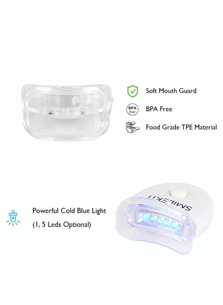SMILEKIT Home Use Teeth Whitening Kit Natural Whitening Effective Stain Removal Include 3 Teeth Whitening Gel Pens Complimentary Color Card  - Image 3