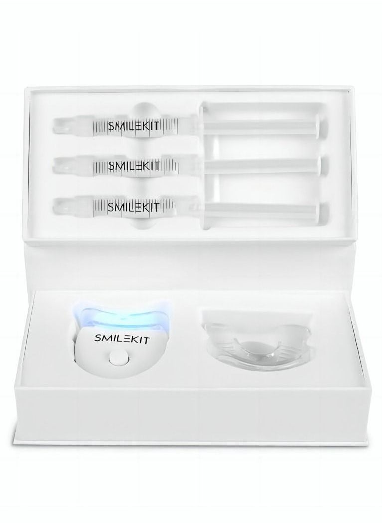 SMILEKIT Home Use Teeth Whitening Kit Natural Whitening Effective Stain Removal Include 3 Teeth Whitening Gel Pens Complimentary Color Card  - Image 4