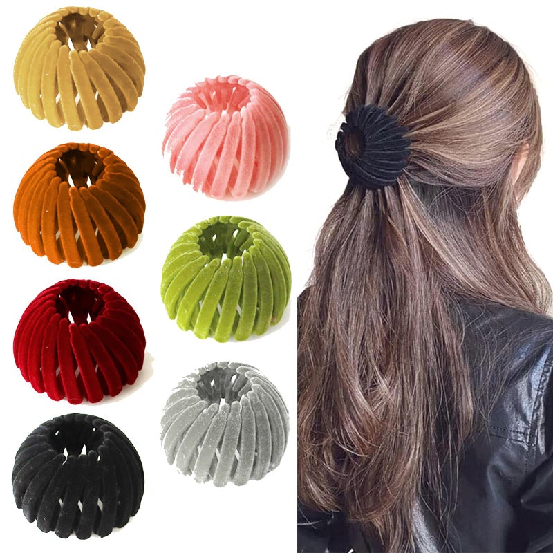 Sizobi Hair Accessories for Women Hair Bun Maker Ponytail Holders for Thick Thin Hair 7pcs - Image 1