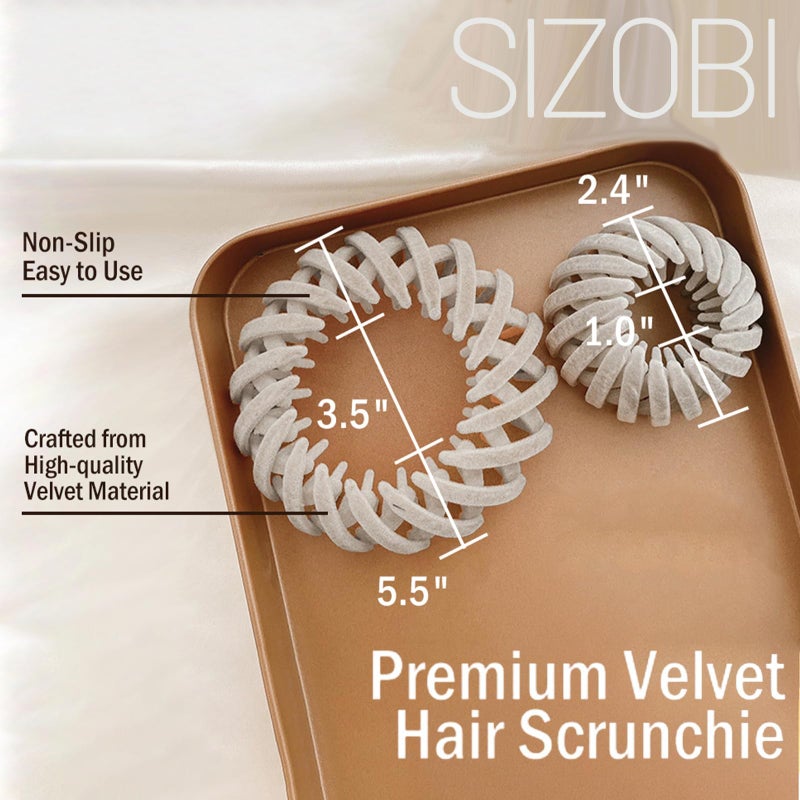 Sizobi Hair Accessories for Women Hair Bun Maker Ponytail Holders for Thick Thin Hair 7pcs - Image 2