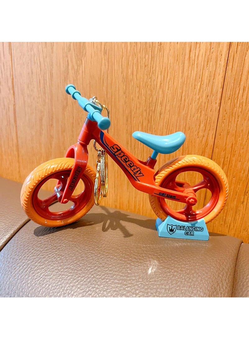 Unique Key Pendant - Pulley Bicycle Keychain for Handbags and Backpacks, Novelty Desktop Decoration, Bicycle Model Charm Keychain Cute Pendant Creative Gift (Red)  - Image 5