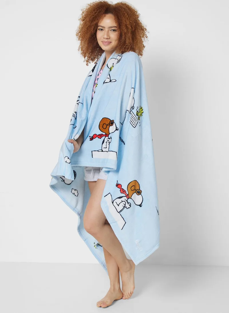 Kanguru Kanguru - Rolled Plaid - Snoopy