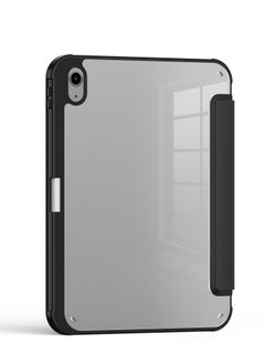 Terra Cover for iPad Terra 10th Generation 10.9 inch 2022 with Smart Pen Holder Slim Smart Cover with Kickstand 2 in 1 Black/Clear  - Image 2