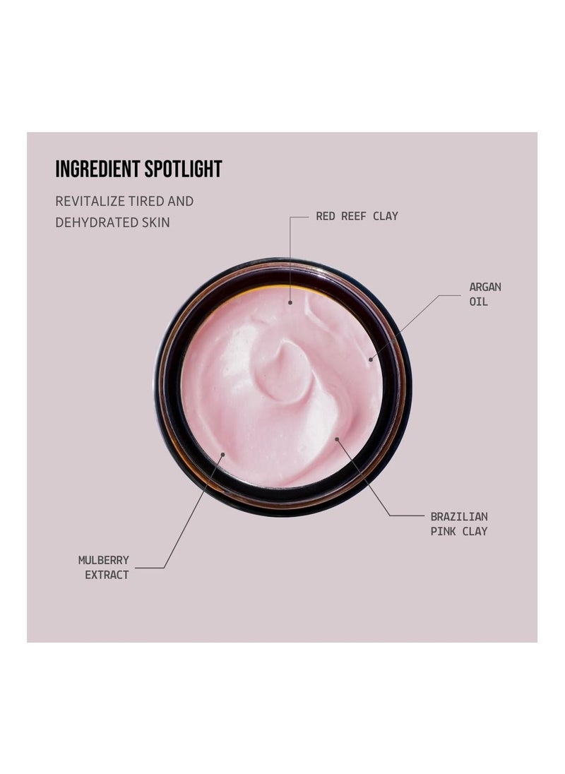 Silky Skin Hydrating Pink Face Mask Australian Red Reef and Rose Pink Clay 35 g  - Image 5