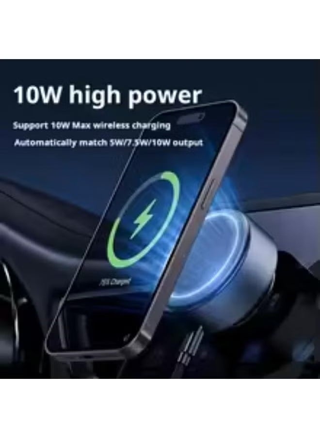 JAJEEK Upgraded Vacuum Magnetic Wireless Charger Suction Phone Mount – Fast Charging for iPhone 12/13/14/15/16 Series, Perfect for Car, Mirror, Gym, and Home Use, Strong Magnetic Hold, 360° Adjustable Viewing Angle, Easy Installation, Universal Compatibility for Smartphones  - Image 5