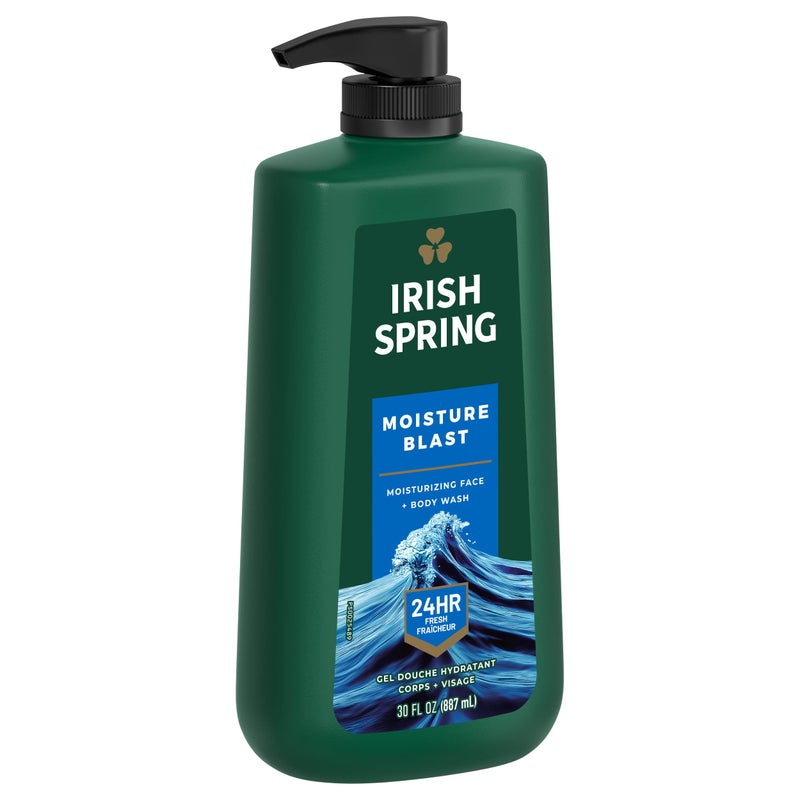 Irish Spring Moisture Blast Body Wash, 30 Oz Pump (Pack of 4) - Image 3