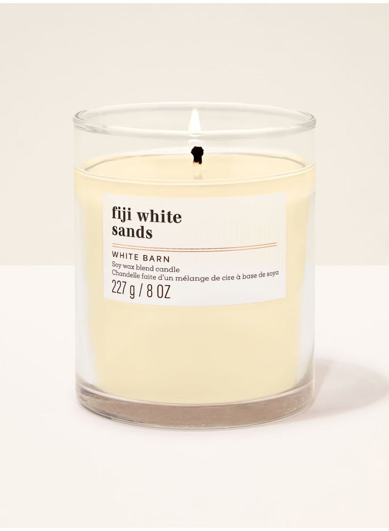White Barn شمعة فيجي رمال بيضاء بفتيلة واحدة | 227 جرام (8 أوقية) - Image 1