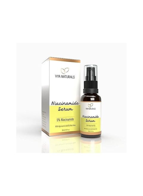 Vya Naturals 100% Parbens and Sulphate Free 5% Niacinamide Day and Night Face Serum