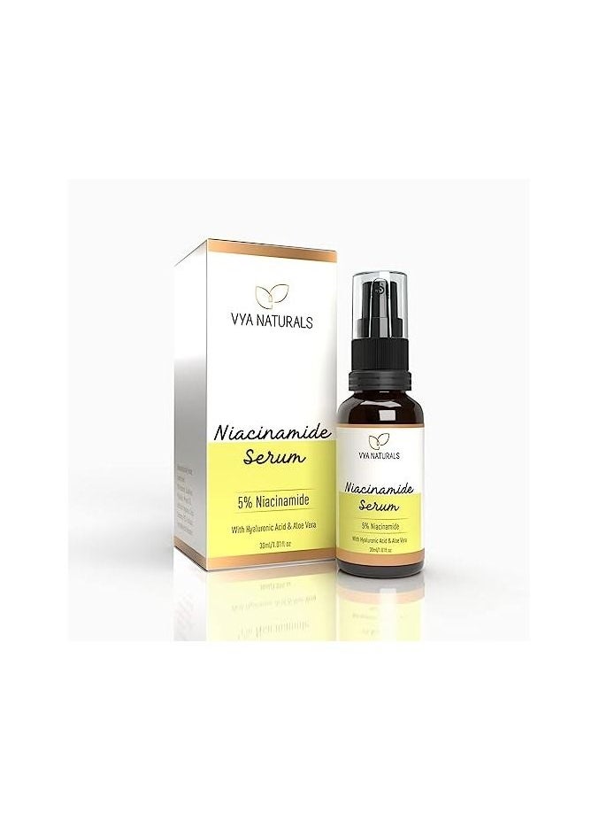 Vya Naturals 100% Parbens and Sulphate Free 5% Niacinamide Day and Night Face Serum