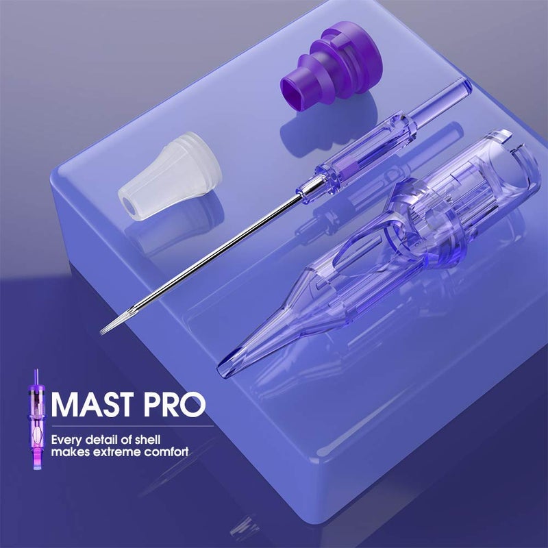 Mast Pro Cartridge Tattoo Needles (20Pcs) of One Box Standard Size Round Liner (Mast 1203RL)