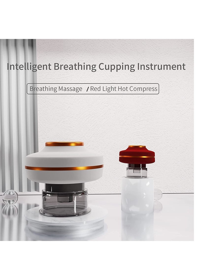 Generic - Cupping Set Two Cups, Intelligent Breathing Massage Instrument Upgraded Electric Gua Sha for Body Pain Relief Physical Therapy Vacuum Cellulite - Image 1