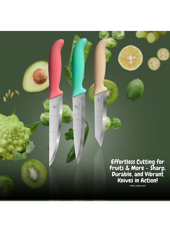 Feelings طقم سكاكين مطبخ مكون من 3 قطع – سكاكين شيف محترف - Image 4