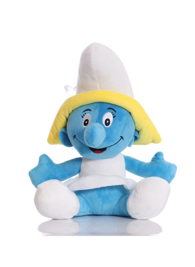 Smurfs Children's Plush Toy Doll Gift (Smurf With Yellow Hat)  - Image 1