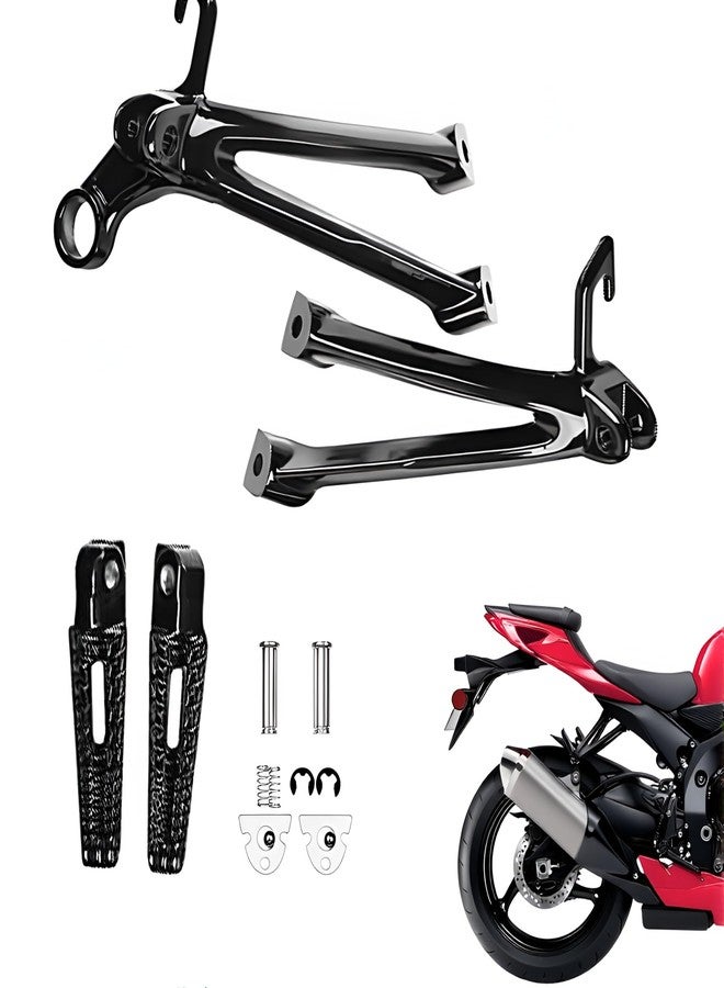 TCMI مجموعة مساند أقدام خلفية للراكب من TCMI للدراجات النارية K6، متوافقة مع سوزوكي GSXR 600 750 موديلات 2008-2010 - Image 2