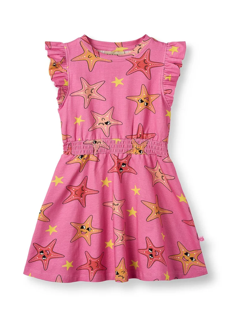 Småfolk Sleeveless dress with starfish