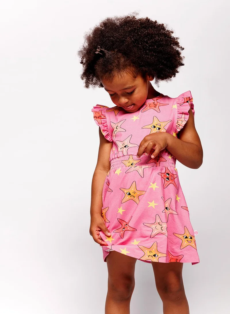 Småfolk Starfish Print Dress